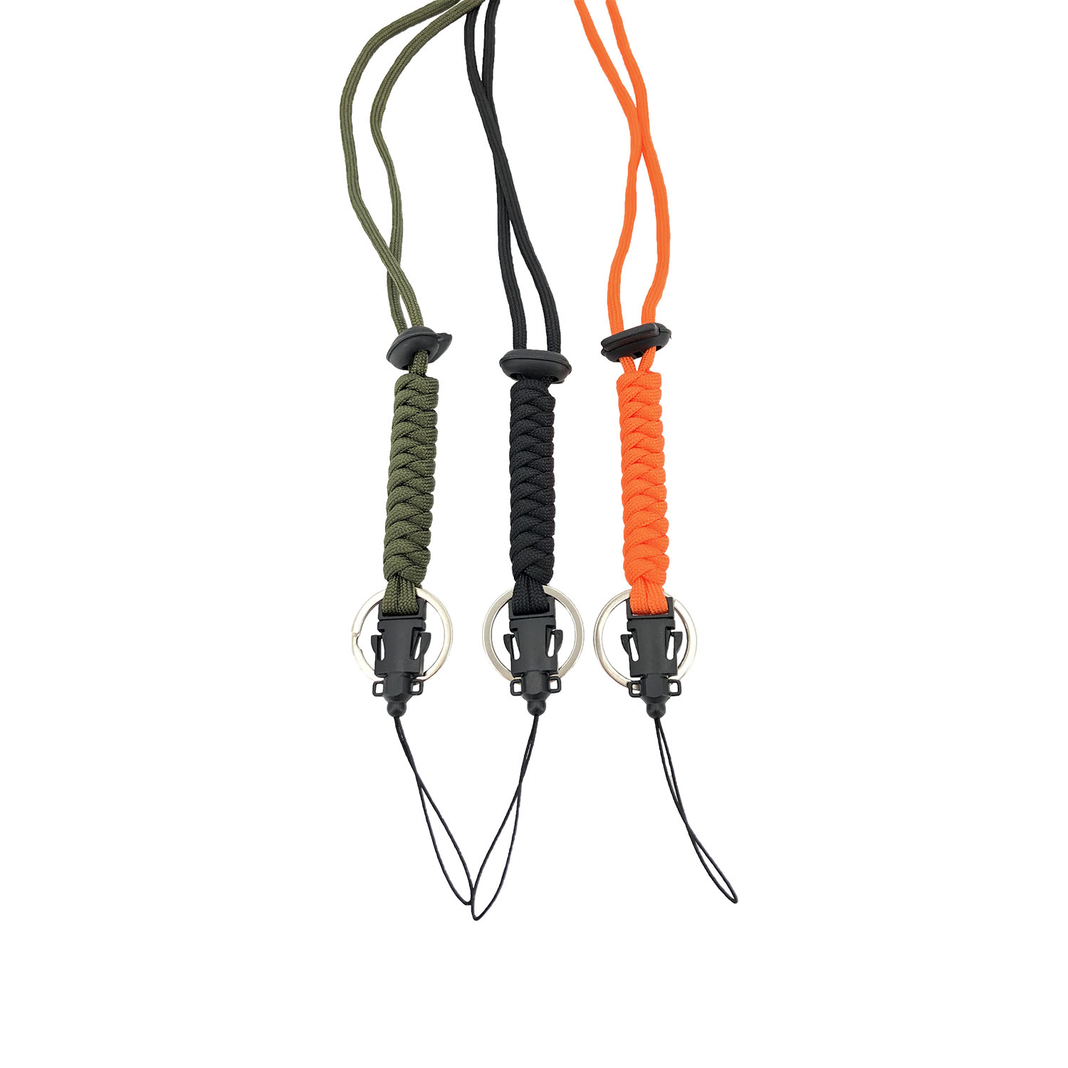 Paracord Lanyard Keychain Paracord Necklace Cell Phone For Outdoor 