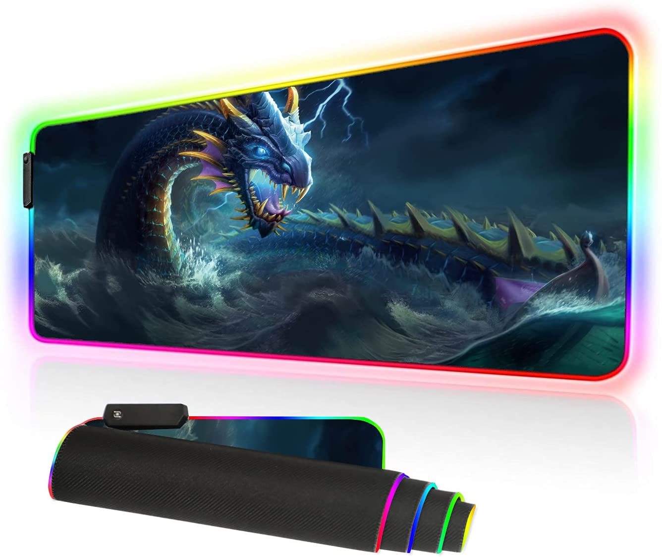 Custom Print Large Led Rgb Mouse Pad Computer Accessories Gaming Mouse Mat Led Gamer Computer Desk Mat 