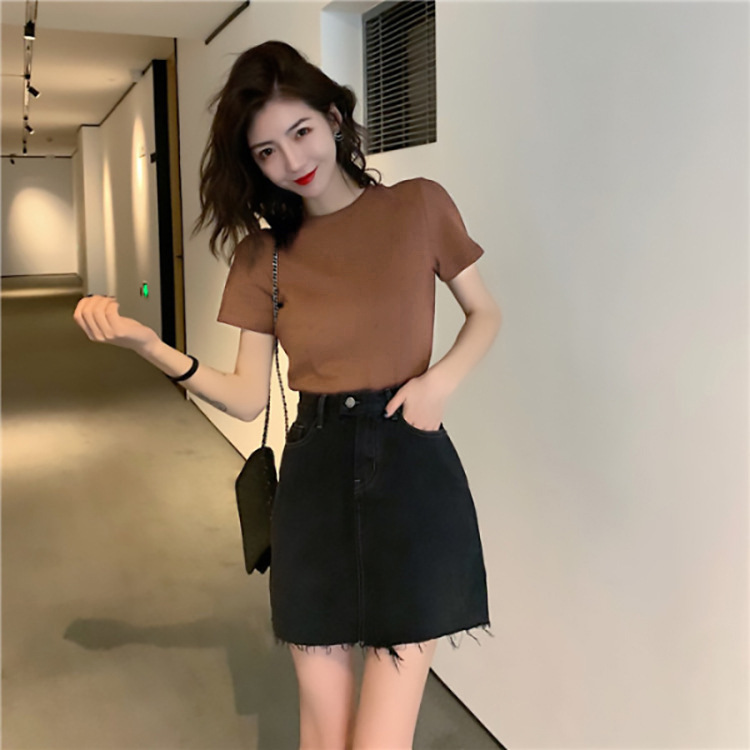 High Quality Multi Colour Trendy Softness Polyester Luxury Gym Plain Clothing Women T Shirt White T-shirt Custom Print