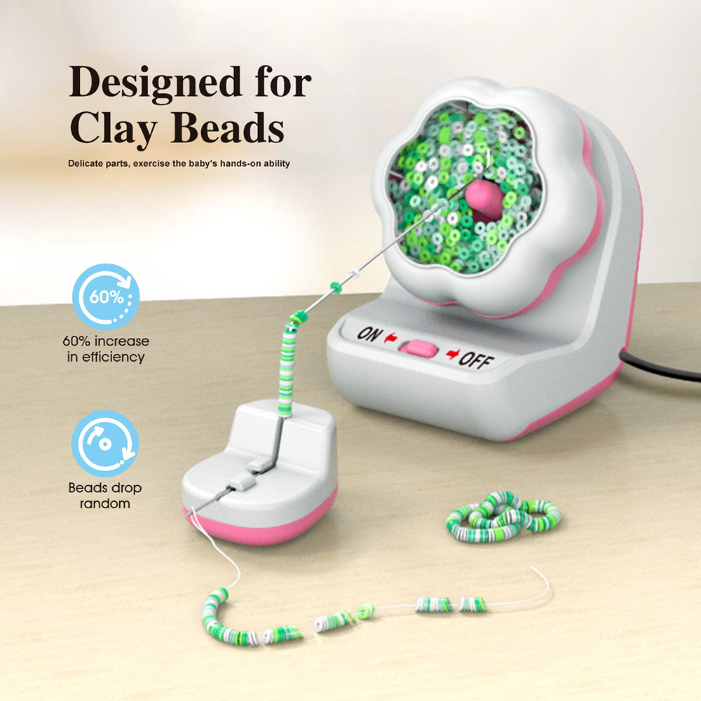 Automatic Rotating Electric Clay Beads Spinner For Jewelry Bracelet Making Tools With Usb Charger 