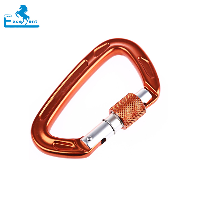 Aluminum Climbing Mousqueton For Outdoor Sports 