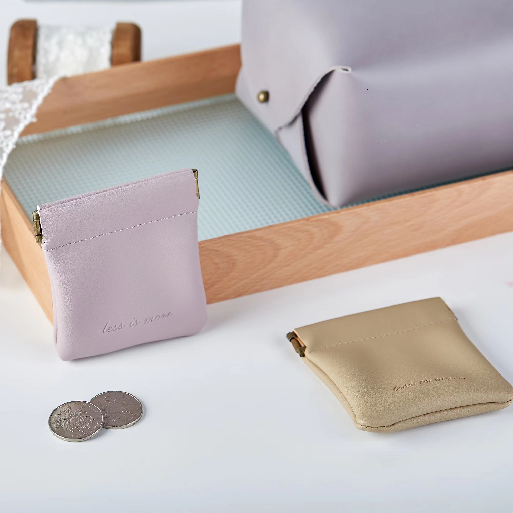 Luxury Jewelry Pu Leather Bag Earrings Pouch Packaging Pouches Jewelry Gift Bags 