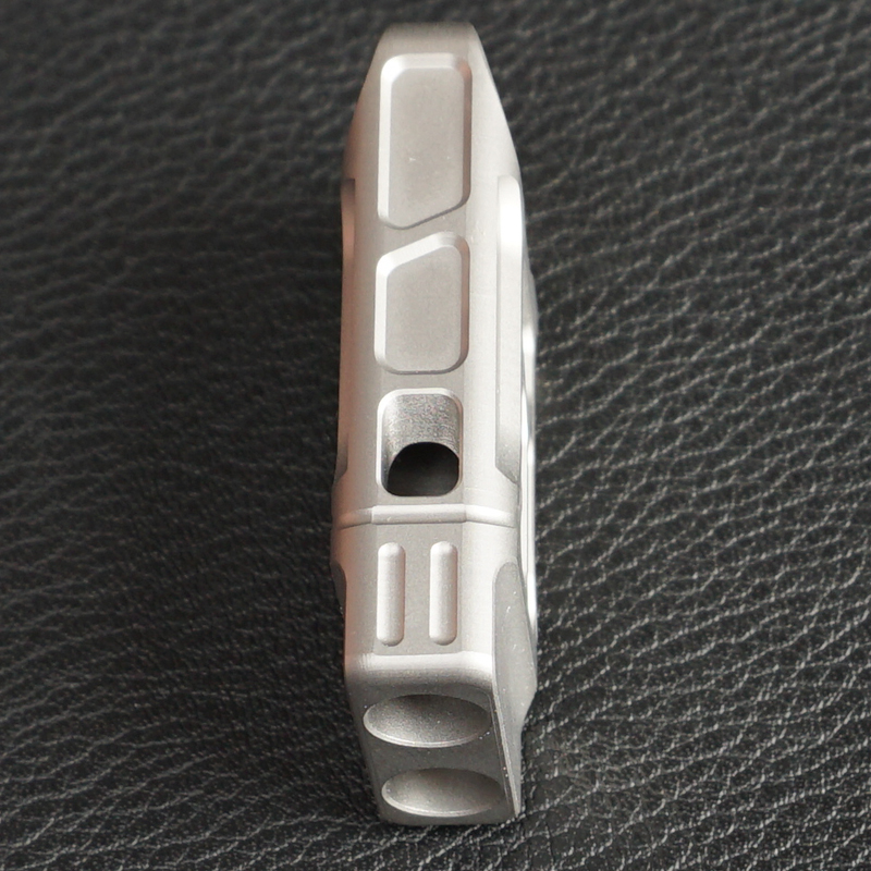 New Double Pipe Titanium Outdoor Camping Survival Lifeguard Loud Whistle For Edc Emergency Fireman Fishing Hunting Hiking Sport 