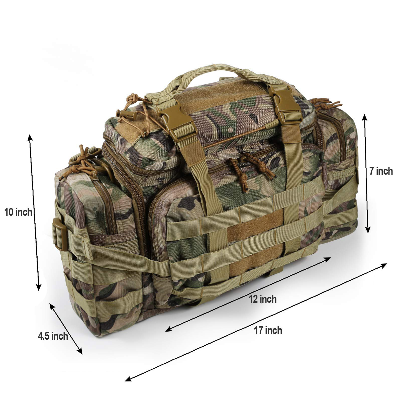 Extra Large Size Outdoor Sports Magic Fanny Pack Leisure Multi-functional Waterproof Cross-body Bag 