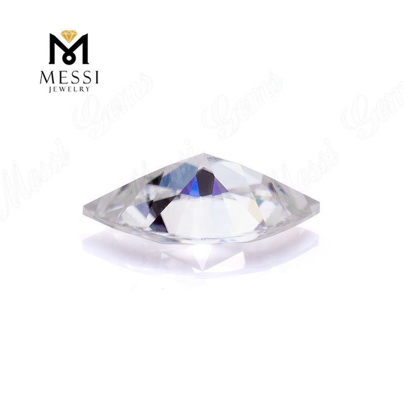 Messi Jewelry Loose Moissanite Marsquise 1.5x3-17x8.5mm Loose Gemetones Def White Moissanite 