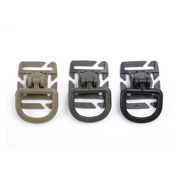 Outdoor Camping Tactical Backpack Accessories Molly Molle System 8-segment Rotatable D Buckle D-type Buckle 