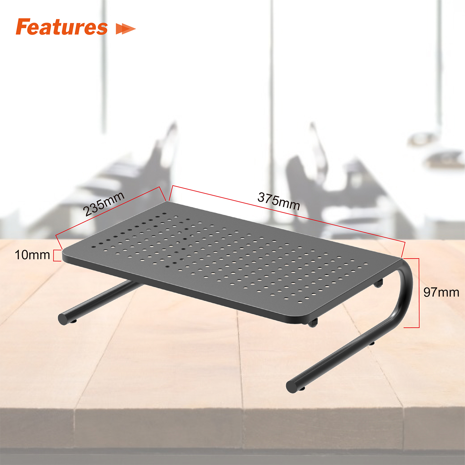 Charmount Portable Other Computer Accessories Aluminum Ergonomic Monitor Stand 