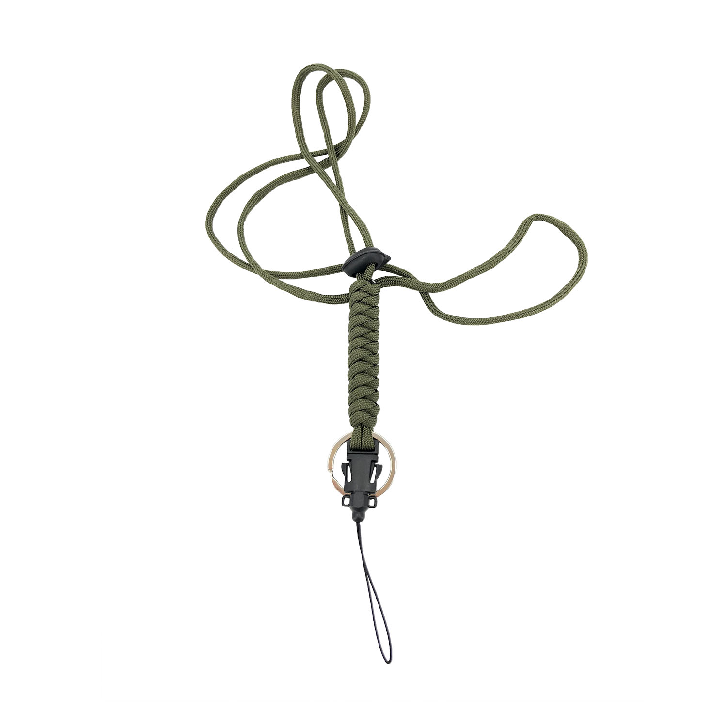 Paracord Lanyard Keychain Paracord Necklace Cell Phone For Outdoor 