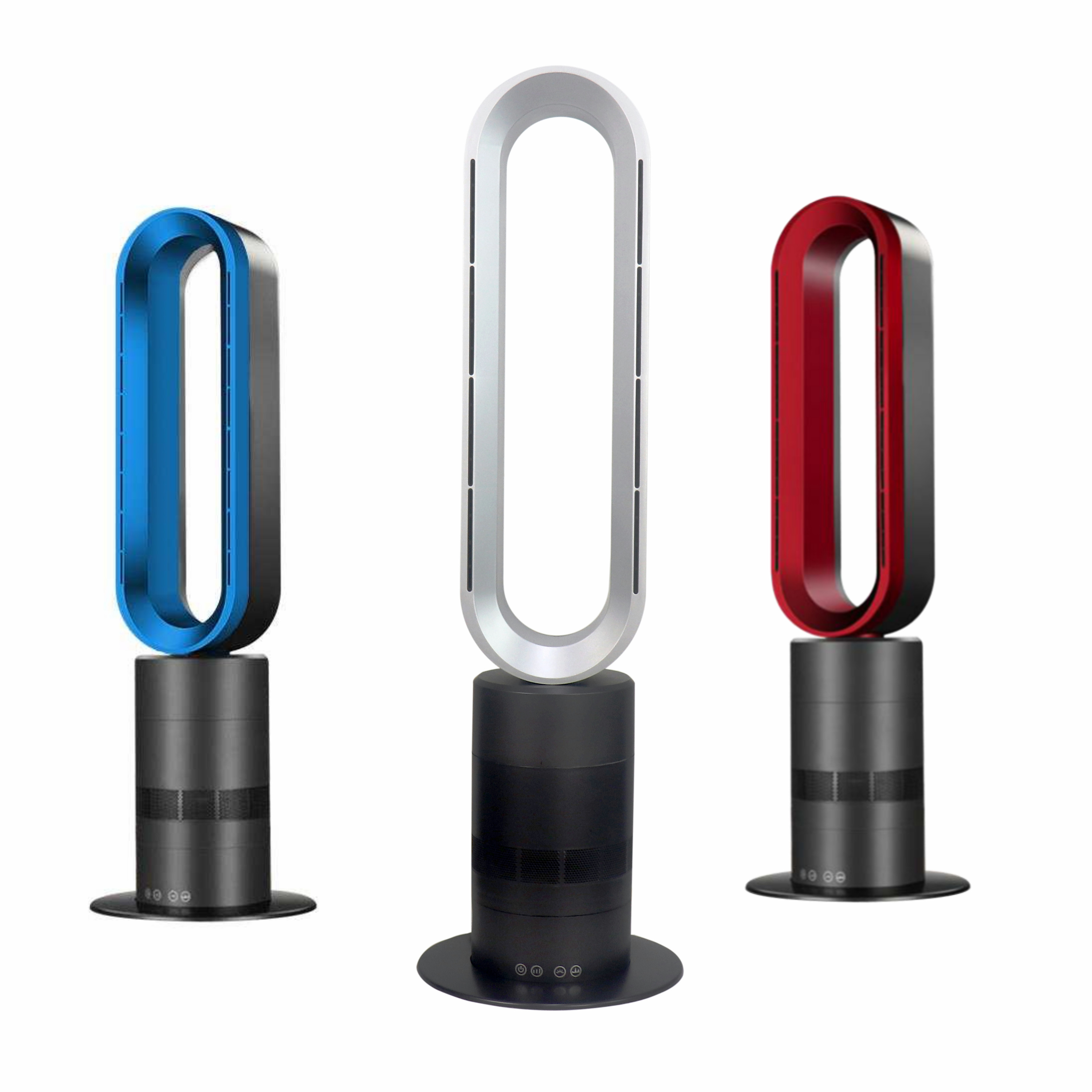 2022 Home Appliance Bedroom Space Fan Heater Ptc Ceramic Heat &amp; Fan Tower Bladeless Fan Air Warmer 