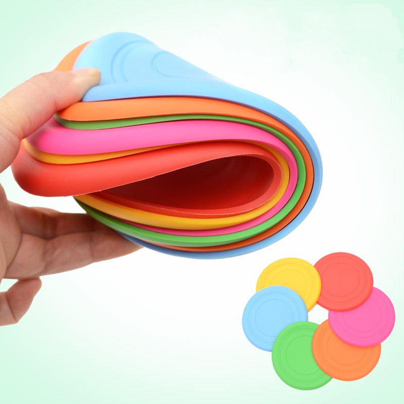 Children Toy Fashion Sports Outdoor Soft Foldable Toys Camping Cheap In Bulk Tpr Frisbee Safe Light Weight Sports Unisex 50g 