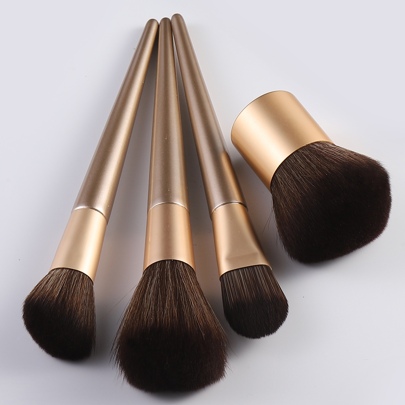 New Hot Selling 12 Pieces 9 Green Brown Professional Beauty Products Women Cosmetic Tools Makeup Brush Set 