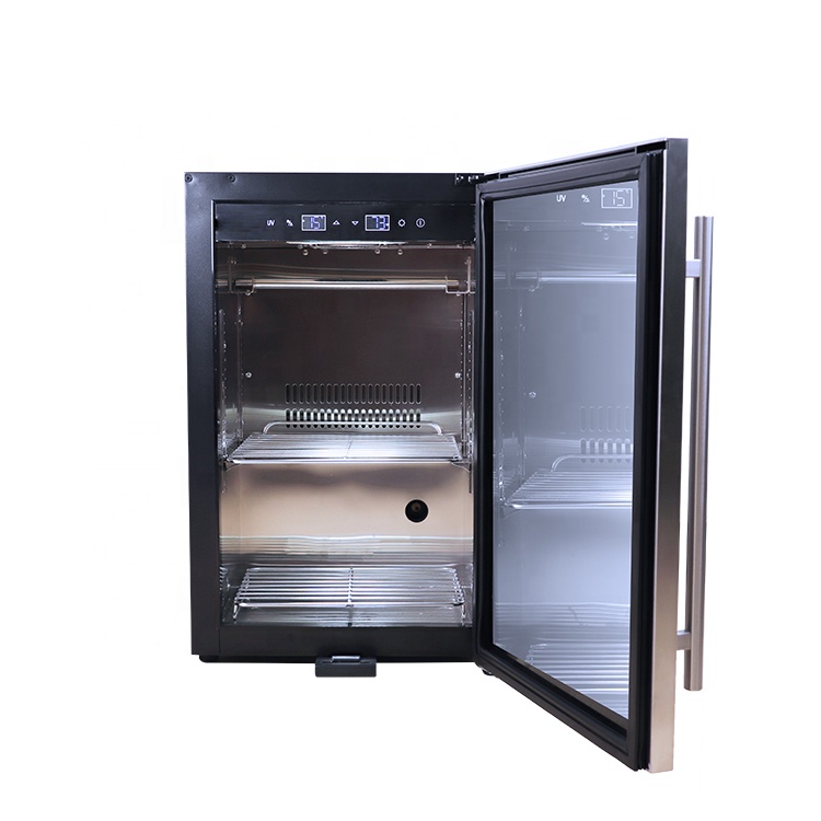 Oem 52l Compressor Fan Cooling Small Dry Ager Meat Cabinets Dry Age Fridge For Home Use 