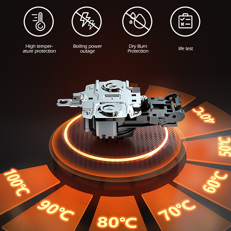 Dsp Kitchen Electric Appliances Stainless Steel 1.7l Cordless Water Kettle Home Hotel Overheating Protection Electric Kettle 