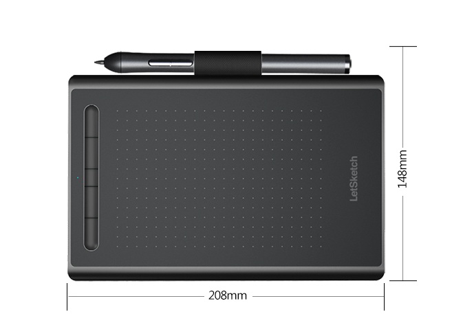 Small Size Computer Accessories Wireless Digital Pen Graphic Tablet Writing Drawing Pad 