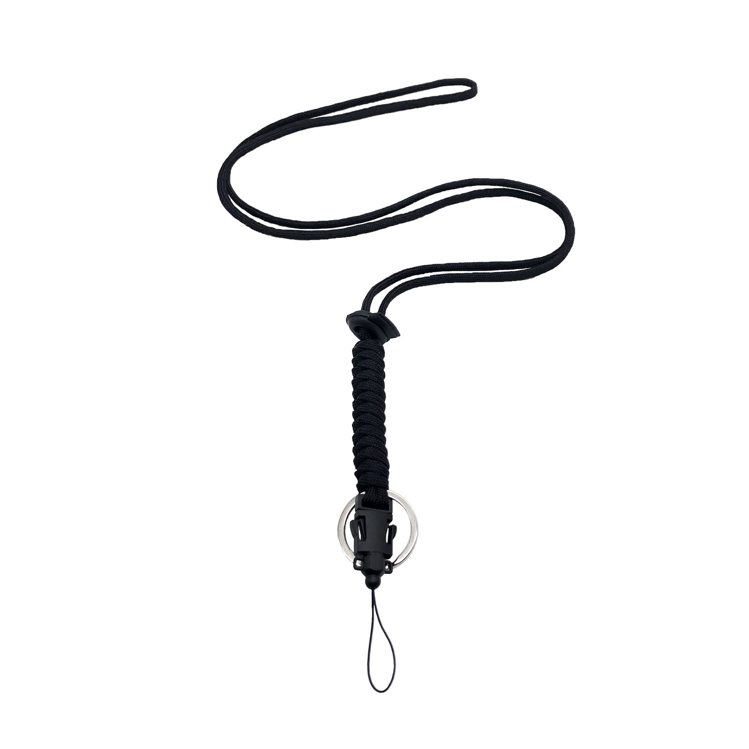 Paracord Lanyard Keychain Paracord Necklace Cell Phone For Outdoor 