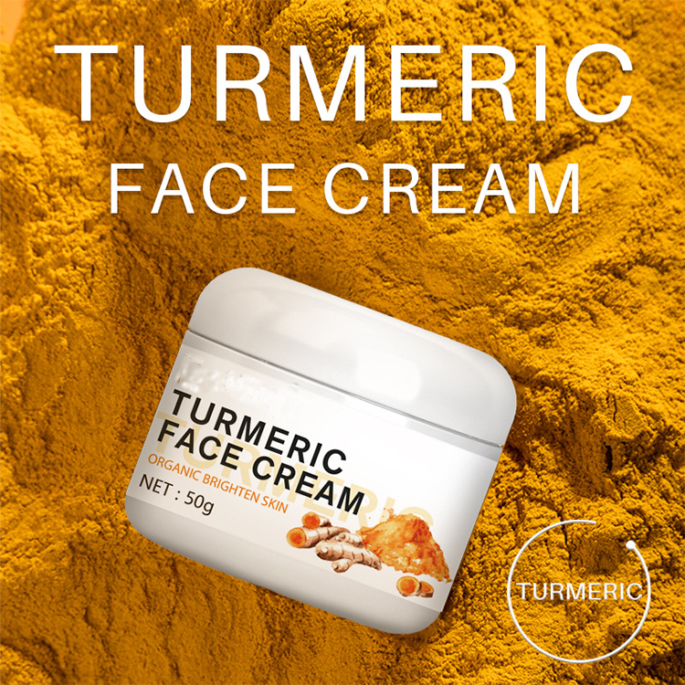 100% Natural Organic Beauty Products Private Label Oem Skin Care Turmeric Whitening Face Cream 