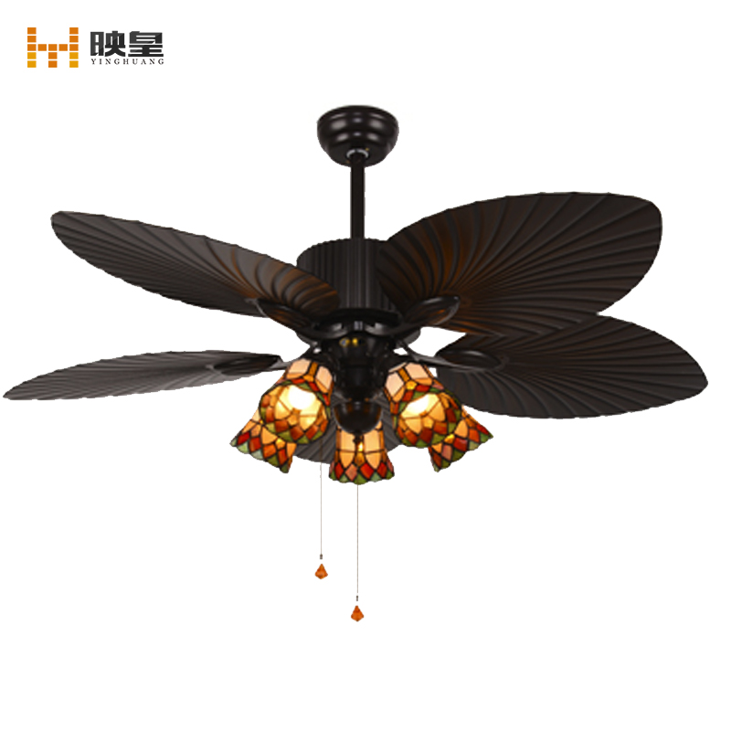 52 Inch Home Appliances Remote Control Hotel Classic Decorative Ceiling Fan With Light 