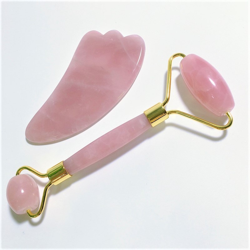 Beauty Products For Women New Products Anti-aging Jade Guasha Rose Quartz Roller Factory Direct Sell Beauty Jade Roller For Face 