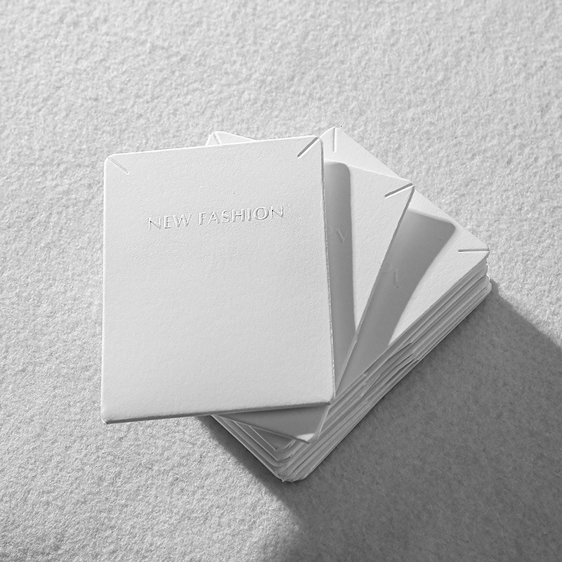 100pcs 350gsm Jewelry Cards Necklace Display Card With Bags Self-seal Bags Art Paper Tags For Diy Jewelry Packaging 