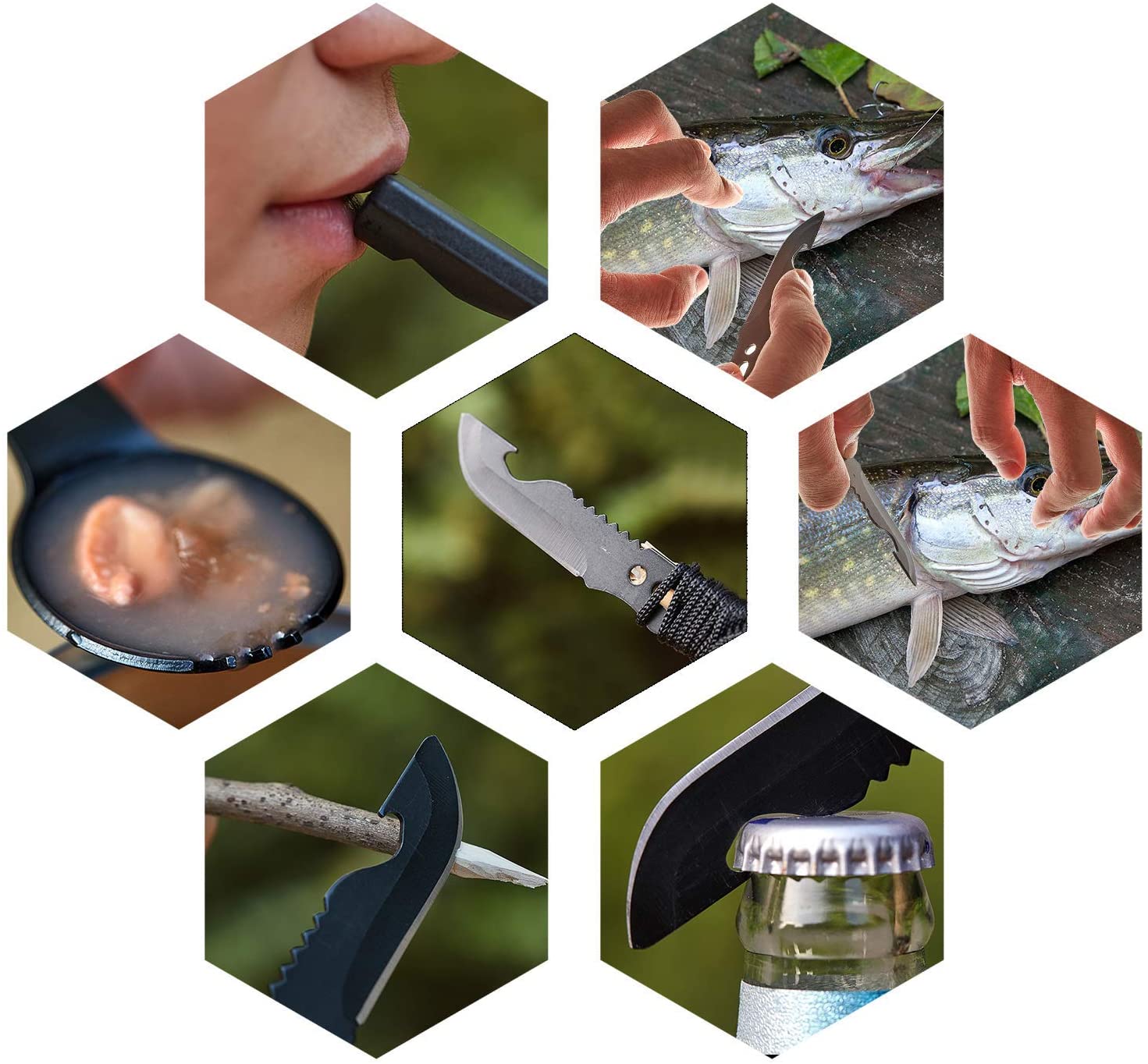 Mu Emergency Survival Kit 13 In 1,Mini Survival Equipment Kit Outdoor Survival Tools For Adventure Outdoor Camping Sports 