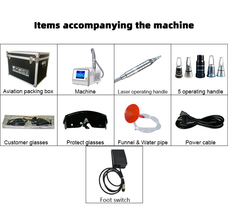 Aesthetic Beauty Device Q-switched Nd Yag Laser Tattoo Q Switched Nd Yag Laser Tattoo Removal Machine 