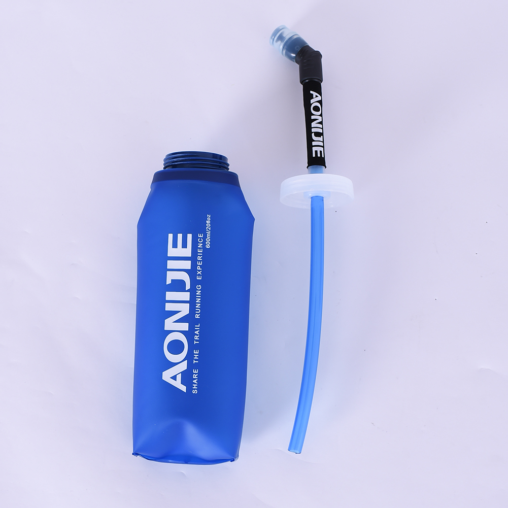 High Quality Sport Foldable Water Bag Soft Ultraflask Hydration Water Bottle With Bite Valve For Running Marathon Aonijie Sd13 