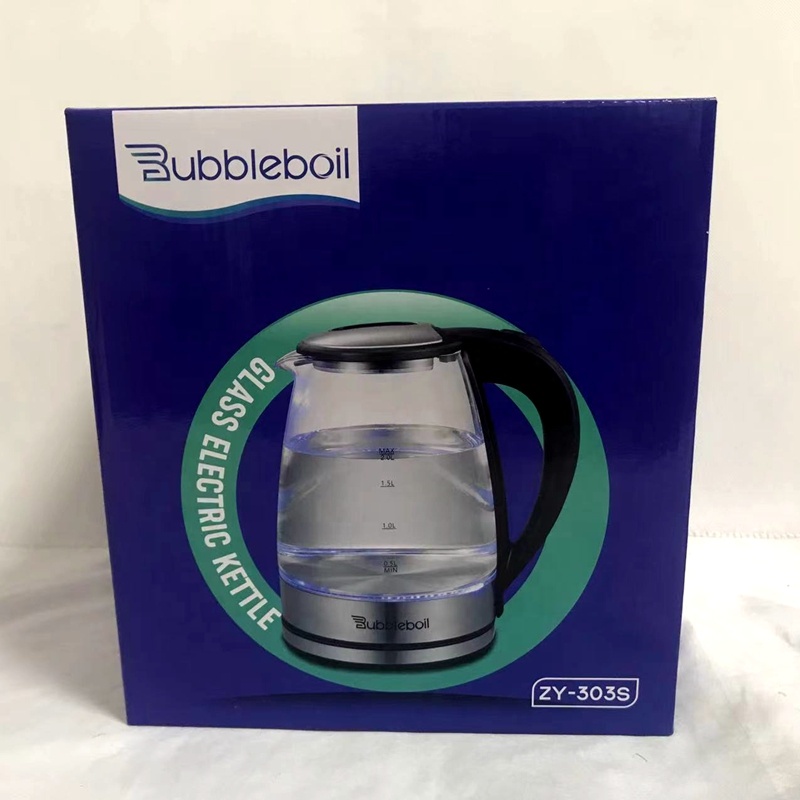 Spot Wholesale Home Small Portable Tea Maker Cordless Electric Jug Kettle 2l Kettle Teapot Glass Electric Kettles 