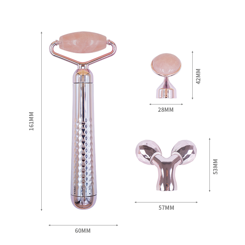 Free Shipping Items 3 In1 For Women Face Lifting Facial Masasager Induction Beauty Products 