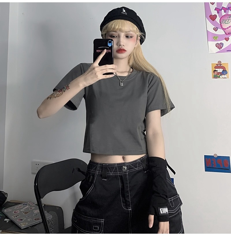 High Quality Multi Colour Trendy Softness Polyester Luxury Gym Plain Clothing Women T Shirt White T-shirt Custom Print