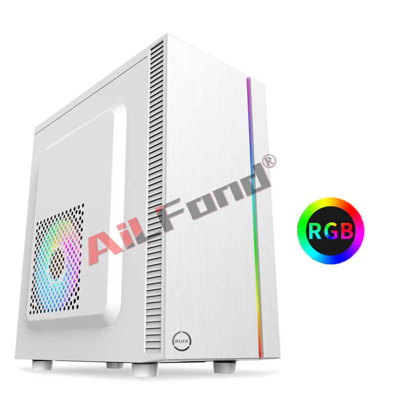I3 12100 I5 12400 B660m 16g Ddr4 M.2 Rx580 Gaming Pc Computer With Rgb Desktops Prebuilt Accessories Wholesale Build Desktop Pc 