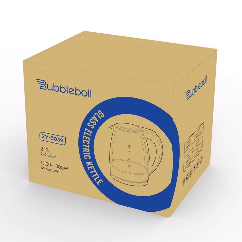 Spot Wholesale Home Small Portable Tea Maker Cordless Electric Jug Kettle 2l Kettle Teapot Glass Electric Kettles 