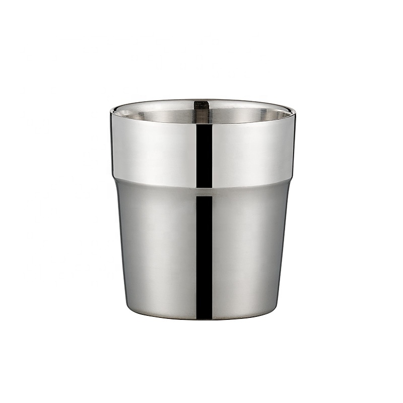 Camping Cup Stainless Steel Double Walled Travel Coffee Tea Water Mug Without Lid For Outdoor Sports Travel Hiking Kitchen 