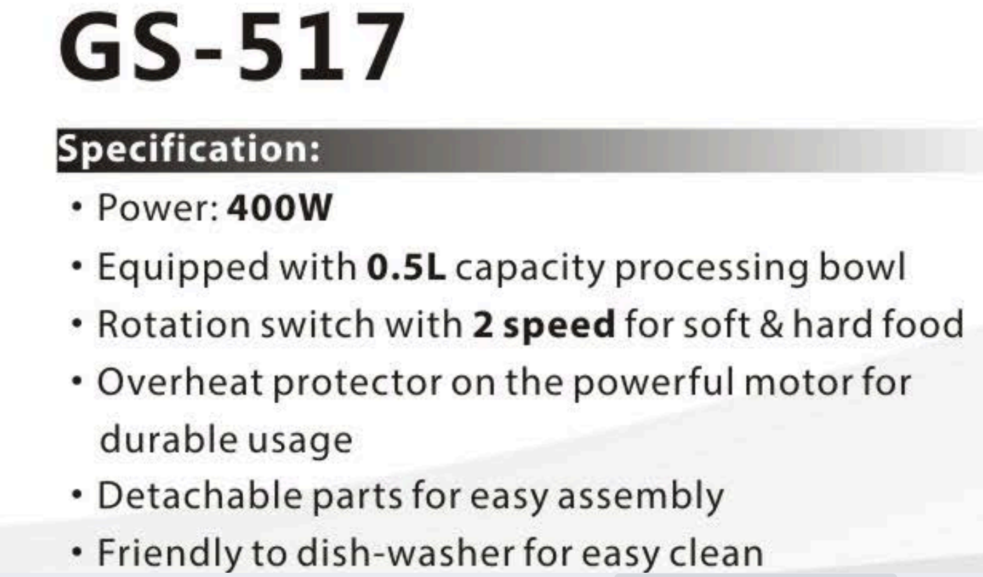 High Quality Pureeing Slicing Blender Electrical Home Appliances Vegetable Meat Mini Chopper Food Processors 