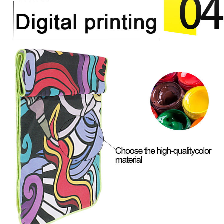 Wholesale Digital Printing Super Magic Polyester Gym Yoga Cooling Towel Sport Stay Custom Cool Ice Print Towel 