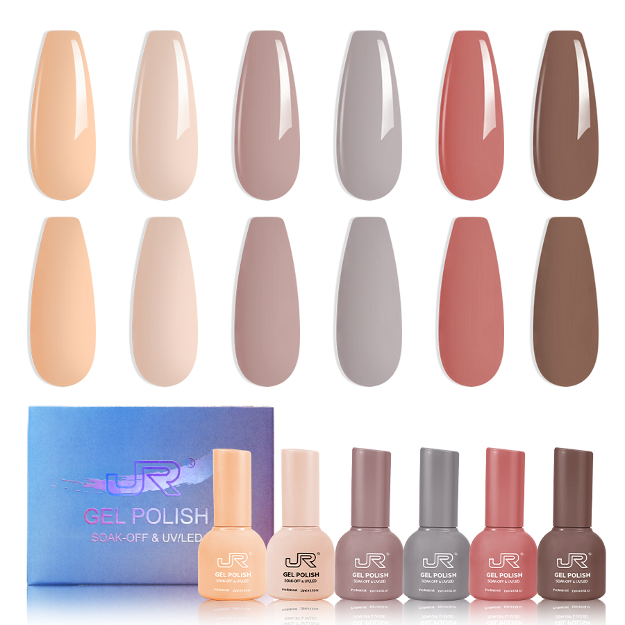 Beauty Products For Women 120 Colors Jr Nail Polish Private Label Uv Gel 15ml Soak Off Gel Polish Kit Nails Supplies Salon 