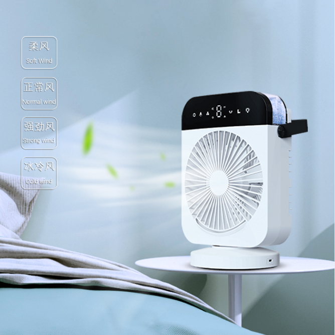 Small Home Appliances Manufacture Usb Air Conditioner Mist Air Cooler Fan For Living Room 