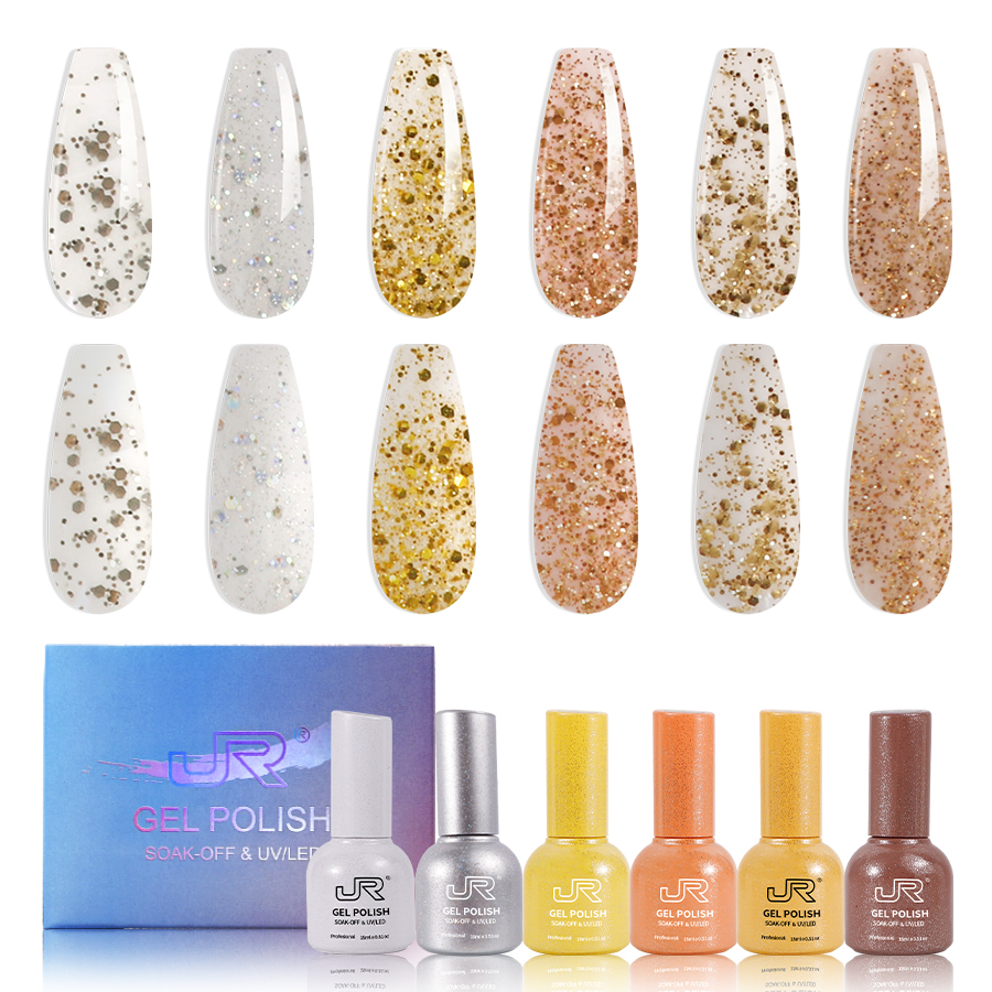 Beauty Products For Women 120 Colors Jr Nail Polish Private Label Uv Gel 15ml Soak Off Gel Polish Kit Nails Supplies Salon 