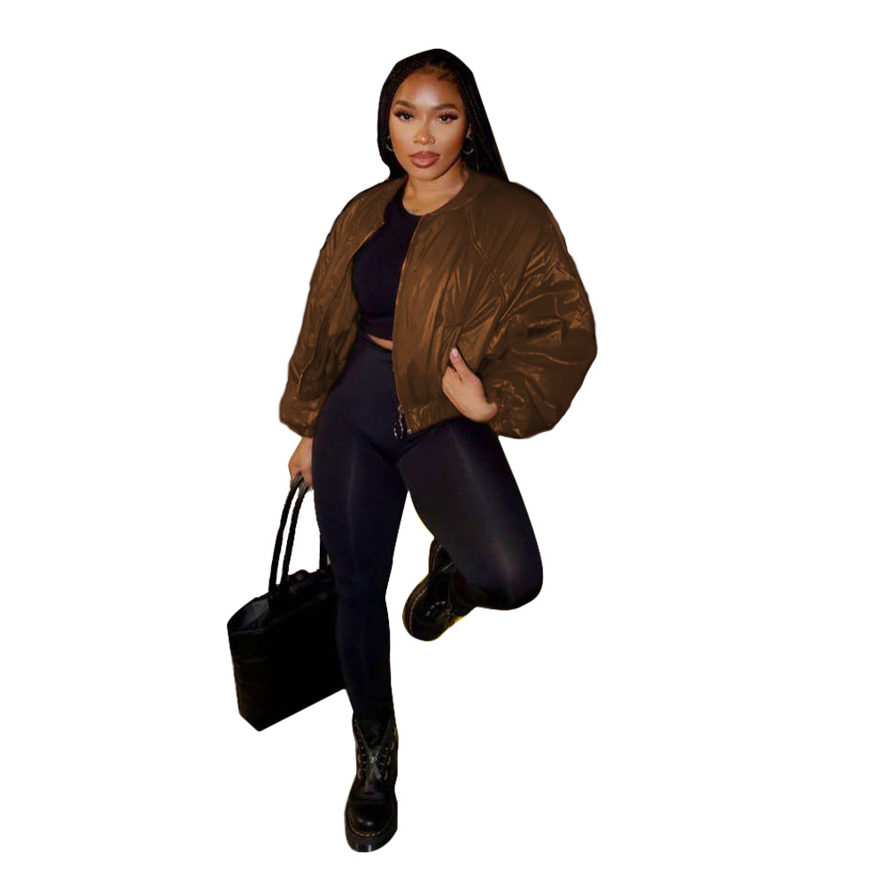 J&amp;h Winter Trendy 2023 Puffer Jacket Women's Down Coats With Pockets Short Style Thick Bomber Jackets Ladies Tops Fashionable