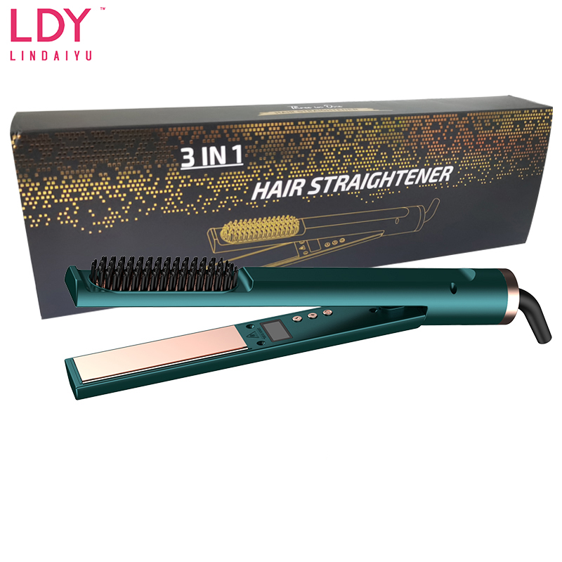 Ldy Home Appliances Beauty And Personal Care Appliance Customized Mini Hair Straightener Brushes Custom Colors 