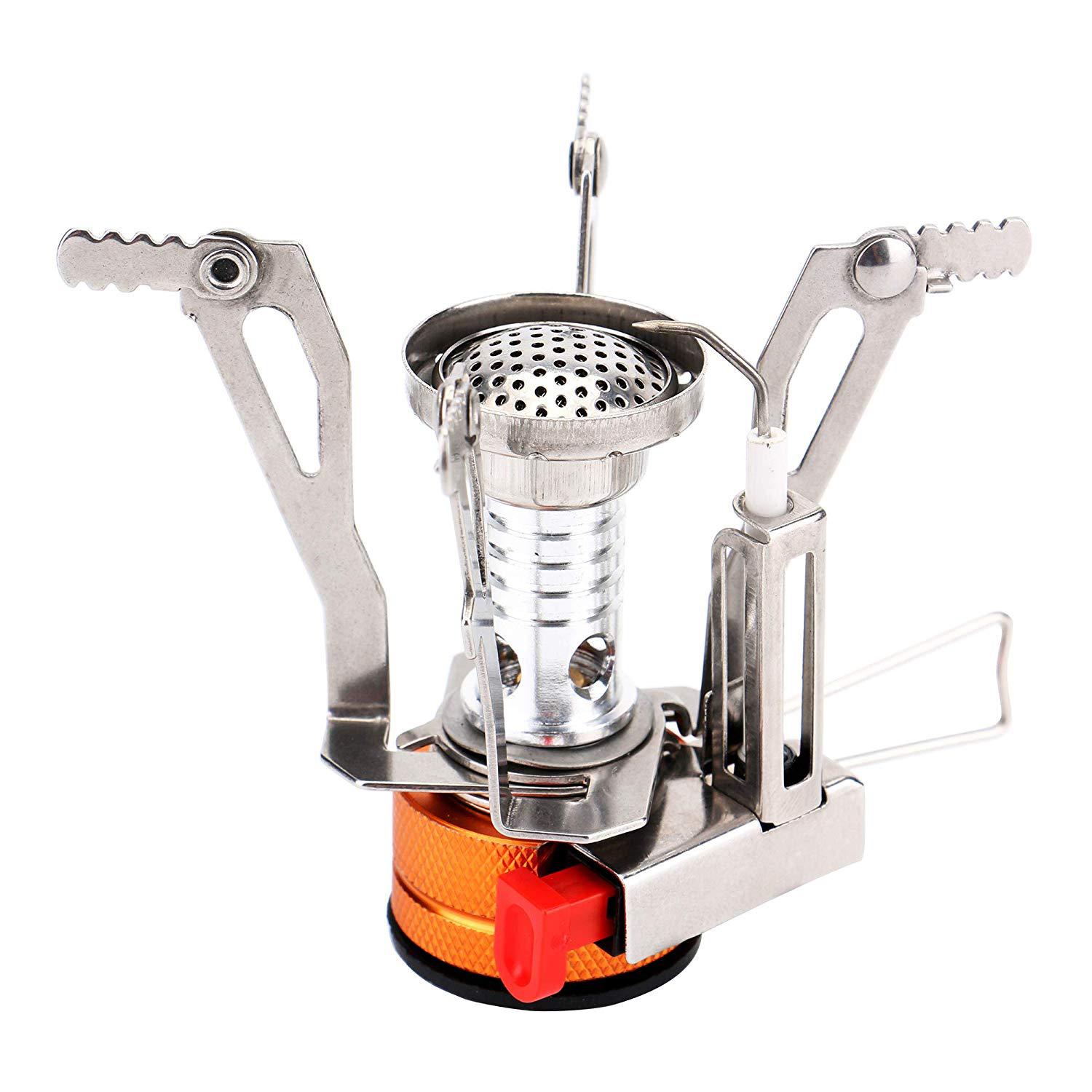 High Quality Mini Camping Stoves Folding Outdoor Gas Stove Portable Furnace Cooking Picnic Split Stoves Cooker Burners 