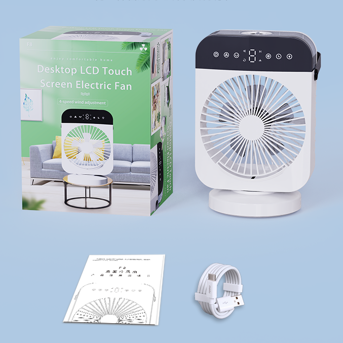 Small Home Appliances Manufacture Usb Air Conditioner Mist Air Cooler Fan For Living Room 