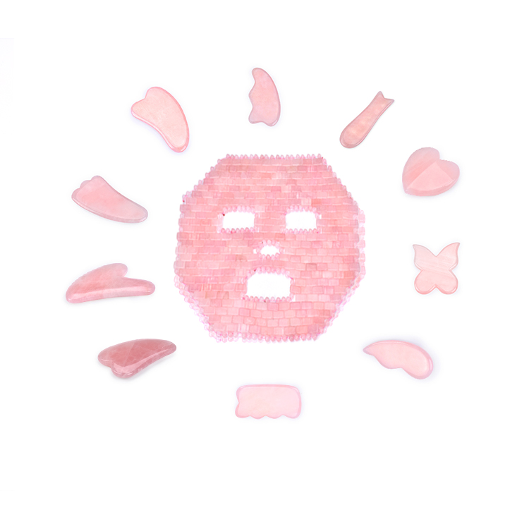 Rose Quartz - A Reusable Cold Therapy Face Anti-aging Facial Skincare Tool Sheet Mask Sheetmask Female Beauty Products Accept 