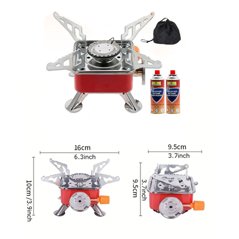 Portable Small Square Stove Sports Outdoor Camping Supplies Picnic Stove Card Gas Special Gas Stove 