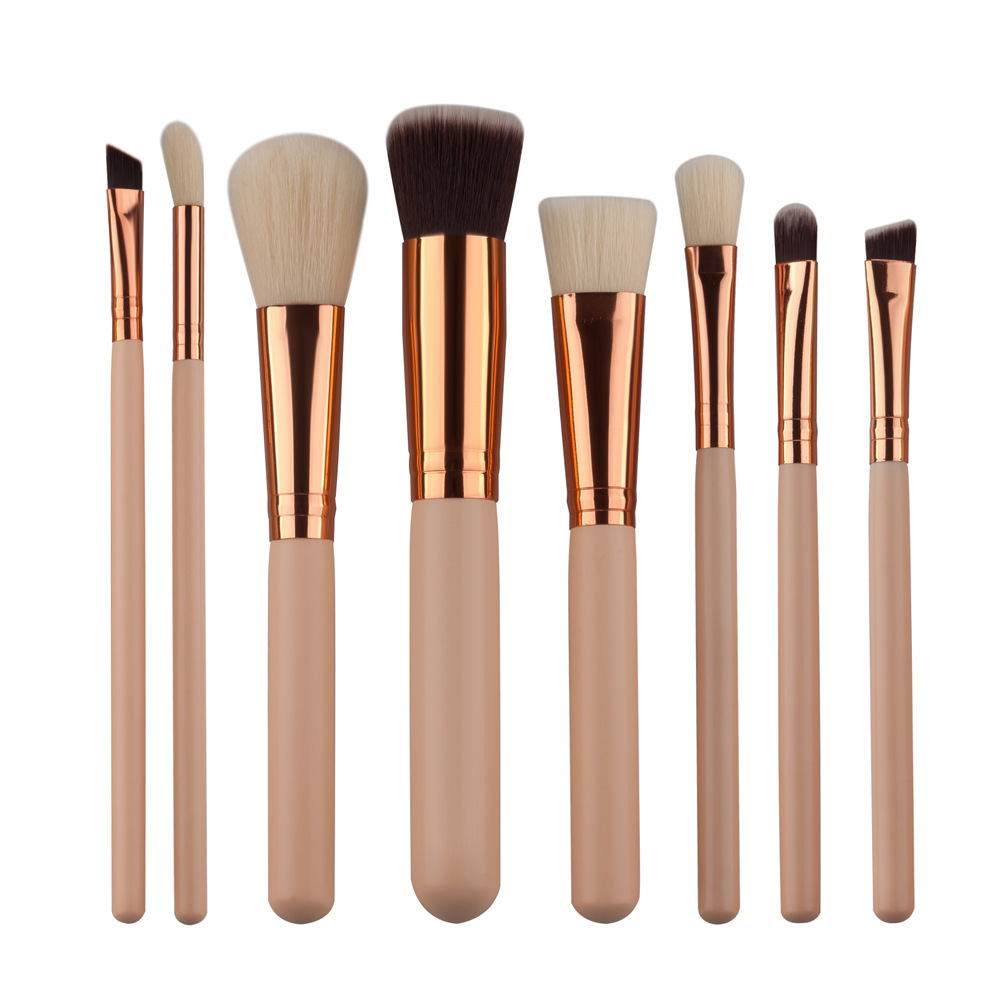 2022 New Arrivals Beauty Products 8pcs Makeup Brush Different Colors Makeup Brush Set Trending Products 
