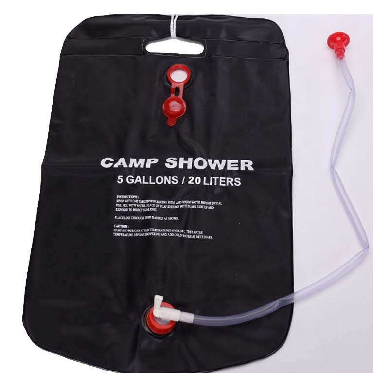 Hiking Camping Outdoor Sports 5 Gallons 20l Pvc Portable Camping Outdoor Rescue Emergency Bathing Bag Solar Shower Bag 