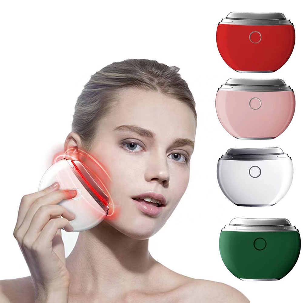 Beauty Products For 2024 Lymphatic Drainage Massager Body Vibrating Gua Sha Ems Red Light Heat Muscle Led Gua Sha Heated 