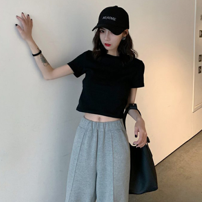 High Quality Multi Colour Trendy Softness Polyester Luxury Gym Plain Clothing Women T Shirt White T-shirt Custom Print