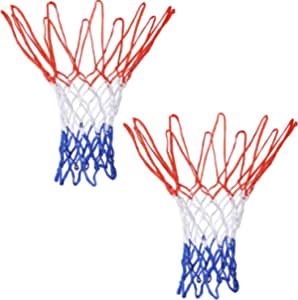 Outdoor Sports 21 Inches 6 Mm 3 Color Polyester Weaving Basketball Rim Net Used In Basketball Hoop 