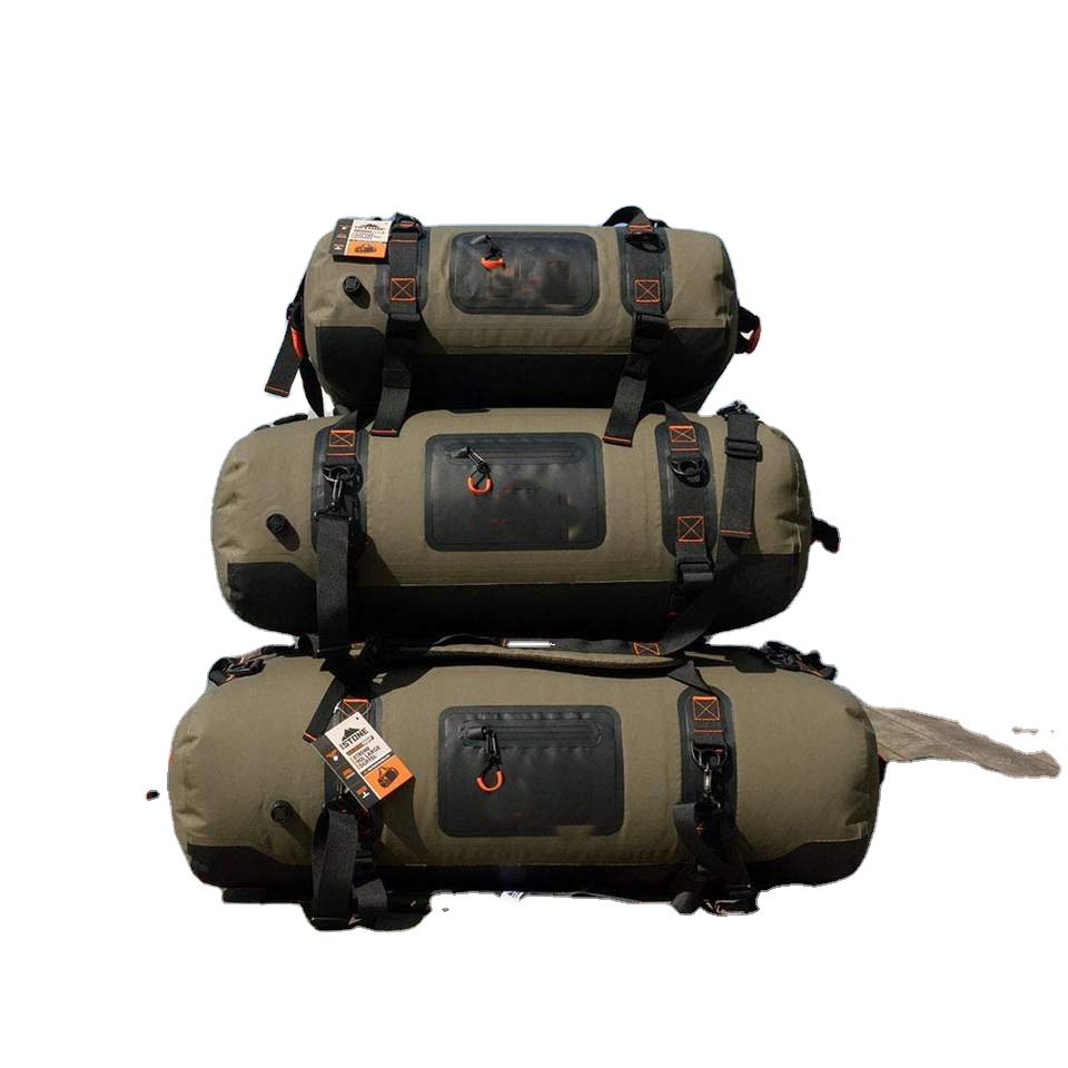 Durable Custom Logo Pvc Tarpaulin Sports Dry Duffle Waterproof Travel Duffel Bag Tpu Camping Bag 