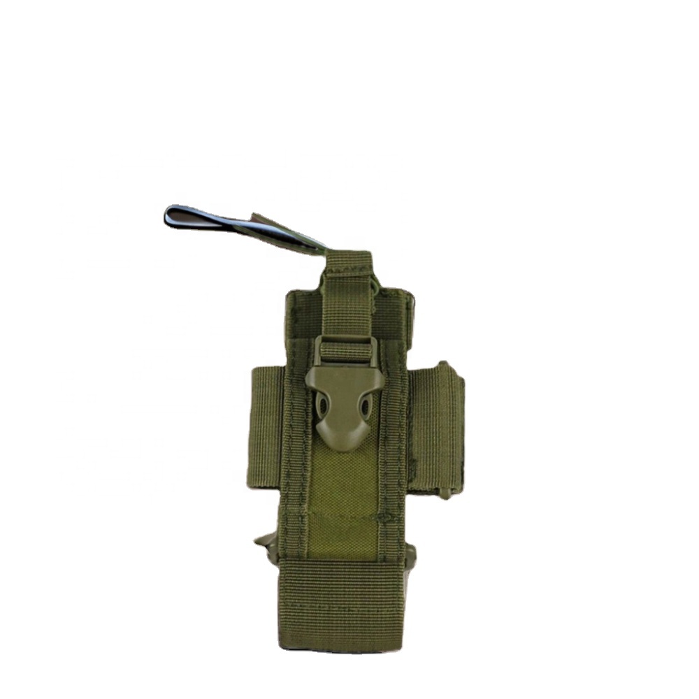 Adjustable Molle Radio Pouch Tactical Interphone Holder For Vest And Duty Belt For Outdoor Camping &amp; Hiking Use 